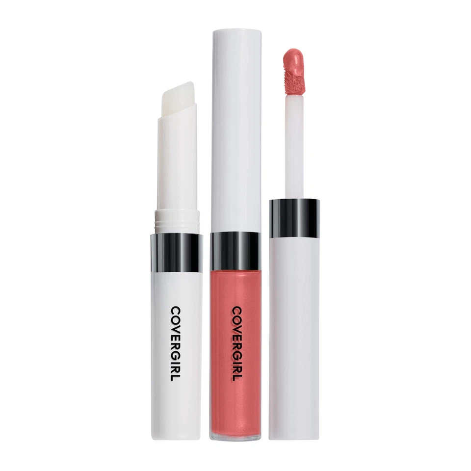 1 Duo COVERGIRL Outlast All Day Lipcolor 24hr 512 Coral Sunset Unsealed