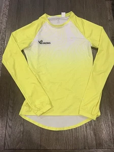 Damen JL Racing Langarm Rudershirt Medium Neon Weiß Neu - Bild 1 von 1