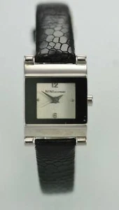 NINE & Company Women's Leather Stainless Water Resistant Quartz Battery Watch - Picture 1 of 3