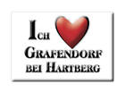 GRAFENDORF BEI HARTBERG (HF) AUSTRIA ÖSTERREICH STEIERMARK MAGNET ICH LIEBE