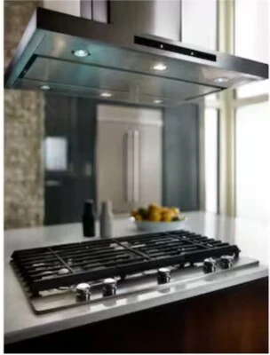 Cocina de gas KitchenAid 36" acero inoxidable 5 quemadores - KCGS956ESS Foto 1 de 3