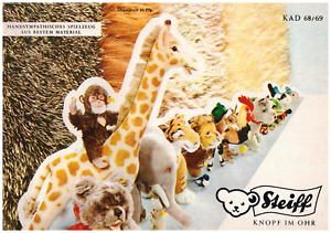 Spielzeug Prospekt Katalog KAD 68 / 1968 Steiff mit Werbeeindruck