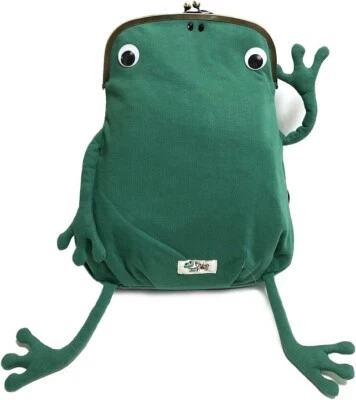 Gym Master Fluke Frog Rucksack Clutch Typ Grün Tasche Unisex JPN Limited Neu - Bild 1 von 4