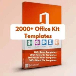 π 2000+ Office Kit Templates | Business & Productivity Bundle - Picture 1 of 7