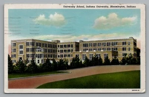 Escuela Universitaria Indiana 1945 Bloomington IN Cancelar a la Sra. Lucas en Norman OK - Imagen 1 de 2