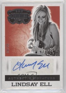 2014 Panini Country Music Authentic Signatures Silver 64/99 Lindsay Ell Auto 3p2