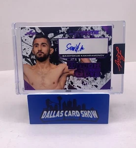 2024 Leaf Ultimate Sports SAIDYOKUB KAKHRAMONOV Tough Guys Auto Purple 2/8 - Picture 1 of 2