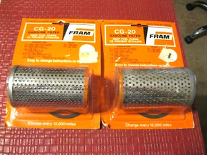 Nuevo lote filtro gas Ford y Mopar 1958-1967, OEM, 2 piezas - Imagen 1 de 3