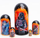 Poupées Star Wars 4 pouces décoration de chambre pour enfants, cadeau pour enfants, jouets en bois matriochka