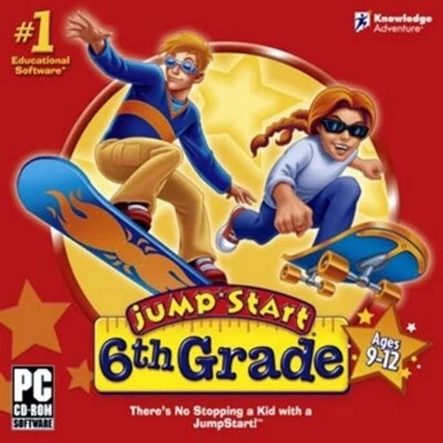 JumpStart 6th Grade Ages 9-12 Knowledge Adventure Jump Start New Sealed - Image 1 of 2