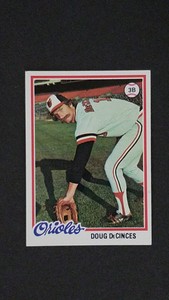1978 TOPPS BASEBALL HIGH GRADE #9 DOUG DeCINCES ORIOLES PACK FRESH MINT