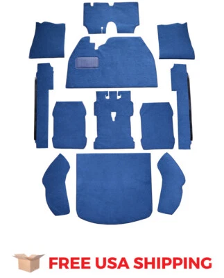 FITS 1974 Volkswagen Super Beetle Hardtop Flat Front Cutpile Carpet - Imagem 1 de 3