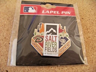 2014 Arizona Diamondbacks Colorado Rockies Salt River Fields lapel pin MLB - Image 1 of 4