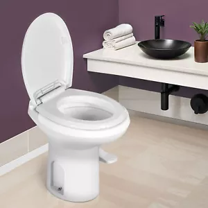 RV Portable Toilet High Profile Pedal Gravity Flush RV Travel Indoor Outdoor - Picture 1 of 11
