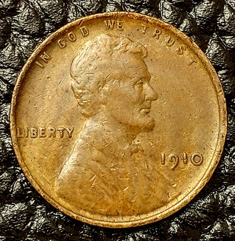 1910-P Lincoln Cent ~ VERY FINE (VF) Cndtn ~ $20 ORDERS SHIP FREE! Cover