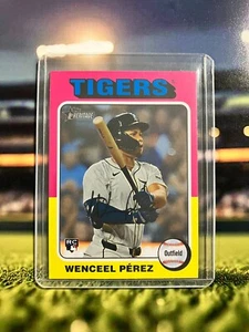 2024 Topps Heritage High Number Wenceel Perez #698 Color Variation RC - Picture 1 of 3
