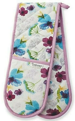 Doppelter Ofenhandschuh Backhandschuh Baumwolle Chatsworth Floral Cooksmart - Bild 1 von 4
