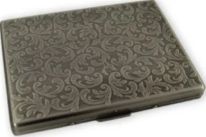 Estuche Cigarrillo Vintage Diseño Paisley para Regular y Años 100 - Imagen 1 de 3