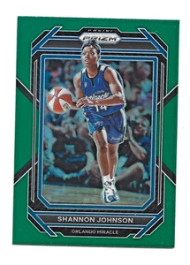 Green Prizm 2023 Panini WNBA #80 Shannon Johnson Orlando Magic Basketball Card - Picture 1 of 2