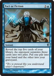 *MRM* ENG Fact or Fiction (Fait ou fiction) MTG Conspiracy - Foto 1 di 1