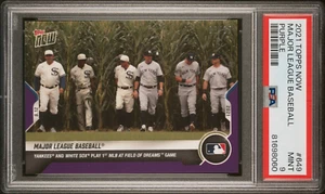 2021 MLB Topps Now Inaugural Field of Dreams PSA 9 IOWA Purple /25 + BONUS Cards - Picture 1 of 4