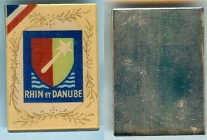 Libération - RHIN ET DANUBE amusant miroir de poche aux armes de la 1ère armée - Picture 1 of 1