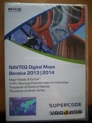 NAVTEQ VDO DAYTON SUPERCODE C-IQ  BELGIUM NETHERLANDS LUXEMBOURG 2013/2014 NEU - Bild 1 von 2