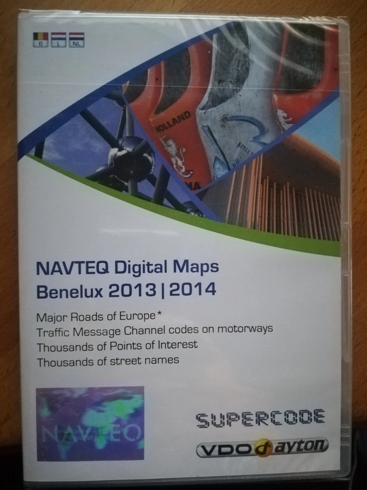 NAVTEQ VDO DAYTON SUPERCODE C-IQ  BELGIUM NETHERLANDS LUXEMBOURG 2013/2014 NEU - Bild 1 von 2