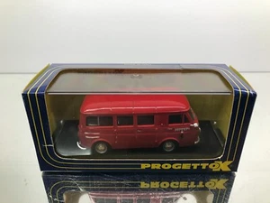 PROGETTO K 345 FIAT 238 MINIBUS AUTOPARCO FERRARI 1978 -RED 1:43- GOOD IN BOX - Picture 1 of 8