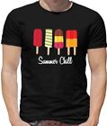 Summer Chill Mens T-Shirt - Ice Cream Lollies - Summertime - Relax - Gift