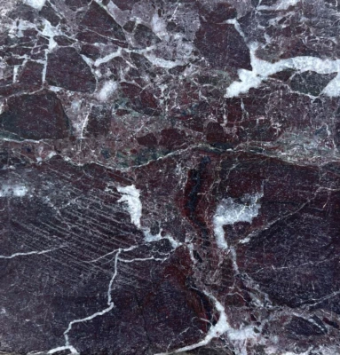 Rosso Levanto 4x4 Tumbled Tile Marble Stone Floor Wall (10 Square Feet) T-98A - Image 1 of 4