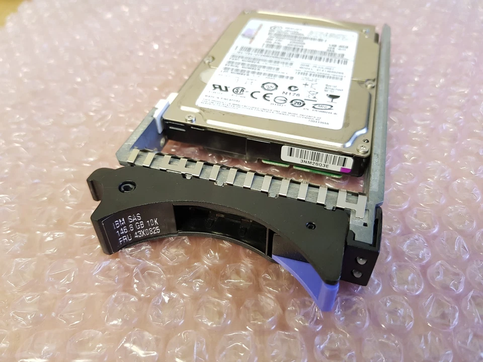 IBM 146GB 2.5'' SFF SAS 3G 10K Server Hard Drive 43X0825 42C0248 43X0824 - Image 1 of 1