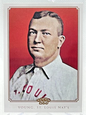 2010 Topps 206 CY YOUNG Card #122 St Louis Perfectos Cardinals Baseball HOF - Image 1 of 2