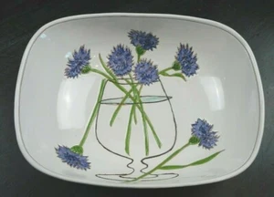 Italian, ceramic, purple floral pattern serving bowl or serving plates *Read* - Picture 1 of 14