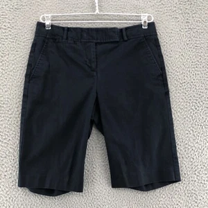 Talbots Shorts Womens 2 Petite Navy Bermuda Chino Stretch Everyday Casual 11"* - Picture 1 of 11