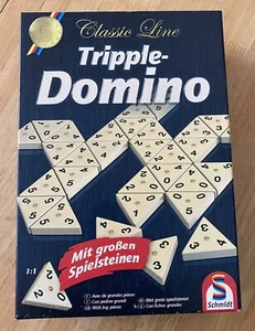 Triple Domino Classic Line Schmidt Spiele Familienspiel sehr guter Zustand. - Bild 1 von 4