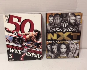 Lot Of 2 WWE 3 Dvd Sets, Greatest Finishing Moves + Greatest Matches 14 Hours  - Picture 1 of 24