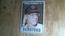 1967 Topps baseball card # 255 Frank Howard EX