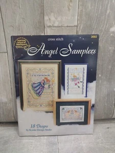 NEW!  American School of Needlework Cross Stitch Booklet #3682 "Angel Samplers" - Picture 1 of 4