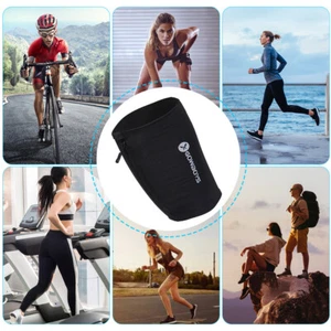 F# Anti-Theft Pack Armband Bags Elastic Adjustable for Outdoor Sport (XL Black) - Zdjęcie 1 z 10