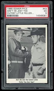 Tarjeta USMC 1965 Fleer Gomer Pyle #46 Hey There LI'L OL' King Snake... PSA 5 - Imagen 1 de 2