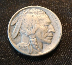 VINTAGE BUFFALO NICKEL 1913 D - Imagen 1 de 2