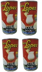 4 latas-12 oz. Coco López MEZCLA MEZCLA MEZCLA crema de coco y piña colada - Imagen 1 de 6