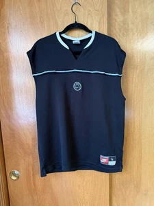 Vintage Nike Tank Top Herren Large Schwarz Basketball Trikot Team Sport Logo - Bild 1 von 9