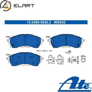 BRAKE PAD SET DISC BRAKE 13.0460-5542.2 FOR FORD RANGER YN2X/T20DD0J/BC2X 2.0L - Picture 1 of 6