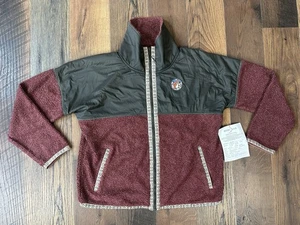 Buc-ee's Fleece Full-Zip Jacke Bucees Logo Azteken Design Damen M *Muster* - Bild 1 von 6