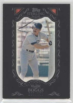 2009 Topps Sterling /250 Wade Boggs #123 HOF - Image 1 of 2