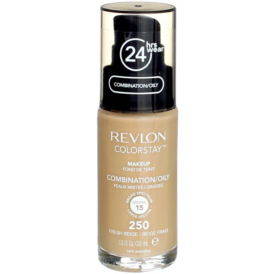 Revlon ColorStay COMBINATION /OILY Skin Foundation 250 Fresh Beige NEW! EXPIRED! - Image 1 of 1
