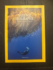 National Geographic Magazine February 2017, Saving our Oceans, Life After Loss.. - Picture 1 of 3
