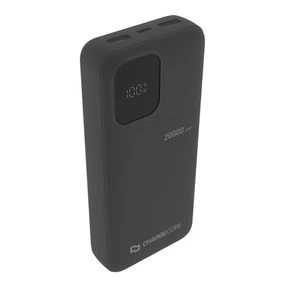 Banco de energía ChargeCore 20000 mAh SafeCharge USB C LED pantalla negro - Imagen 1 de 12